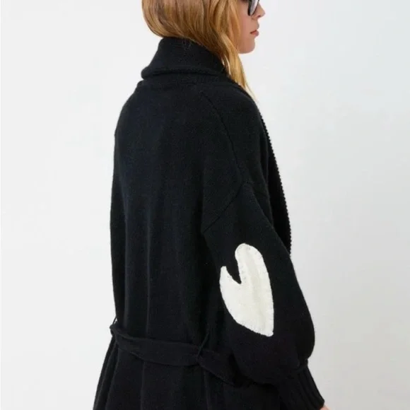 NWT Kerri Rosenthal takeaway duster sweater - Picture 2 of 4